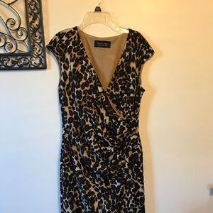 Leopard print dress Evan Picone